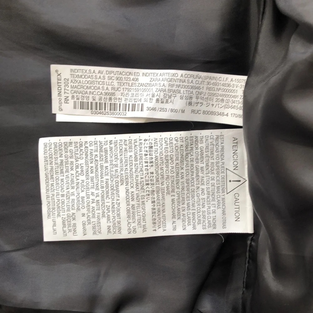 Zara Outerwear Leather Jacket - Picture 7 of 9
